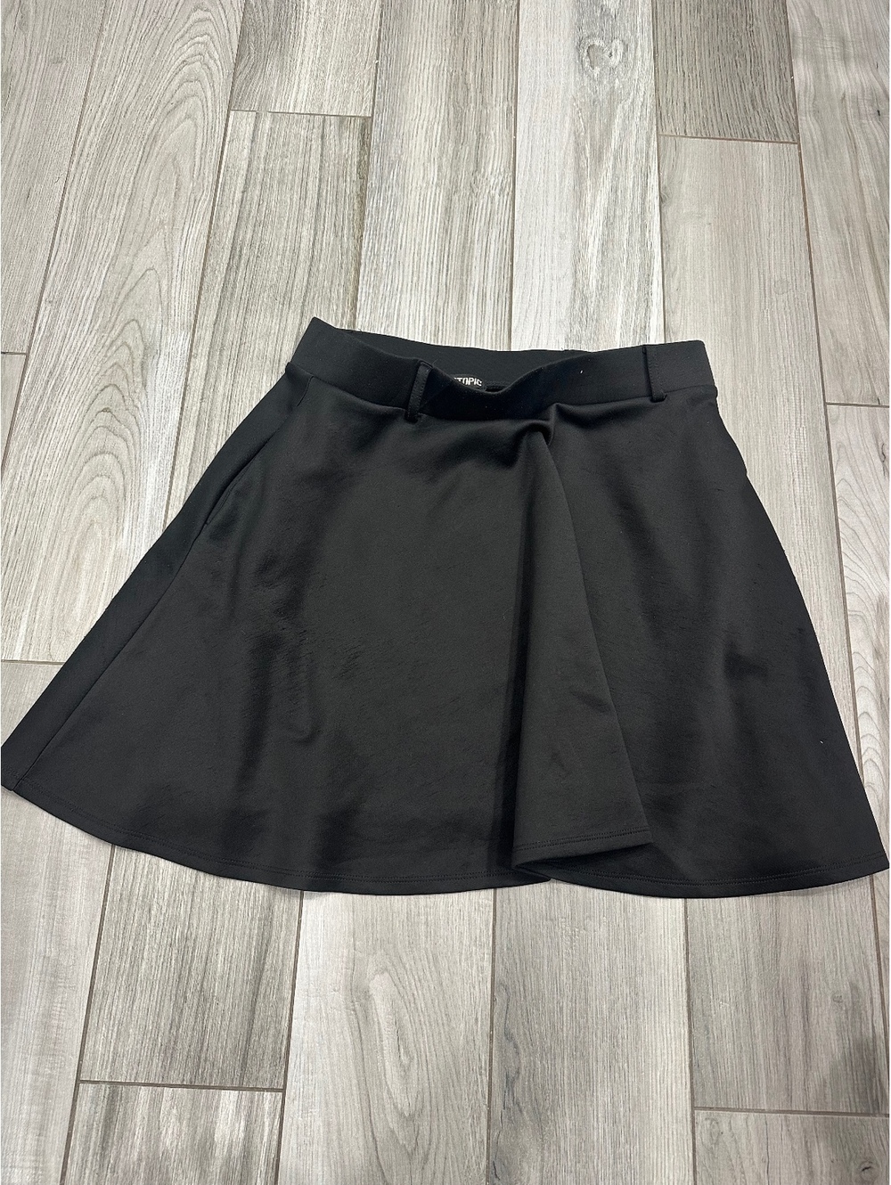 Hot Topic Black Skater Skirt Size Large